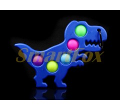Игрушка-антистресс Pop it на жесткой основе Simple Dimple Динозавр STX-101