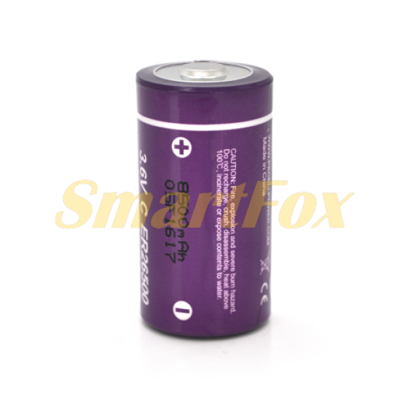 Батарейка літієва PKCELL ER26500, 3.6V 8500mah, 2 шт. в упаковці, ціна за одиницю