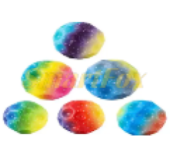 Мячик попрыгунчик гравитационный Рагуга светящаяся М-7 70мм (продажа по 12шт, цена за единицу)