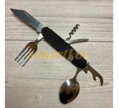 Нож складной ложка-вилка Traveler 706BL