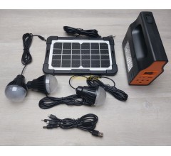 Портативна сонячна станція LmeLuxe 2805 освітлення+ лампочки+power bank