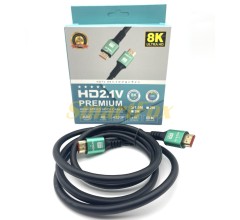 Кабель відео HDMI/HDMI 2.1V 3D 48Gbps 8K ULTRA HD 7680*4320P (1.5м)