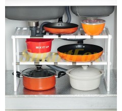 Полиця для зберігання кухонна регульована KITCHEN RACK 38-70см