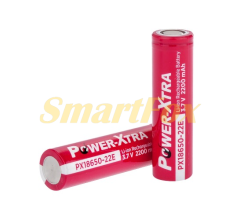 Аккумулятор 18650 Li-ion Power-Xtra 2200mAh 3.7V, Red