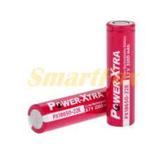 Акумулятор 18650 Li-ion Power-Xtra 2200mAh 3.7V, Red