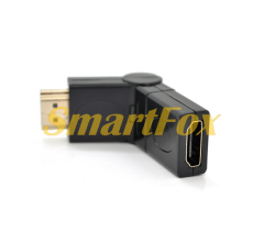 Адаптер (переходник) HDMI F/M 360° (папа-мама)