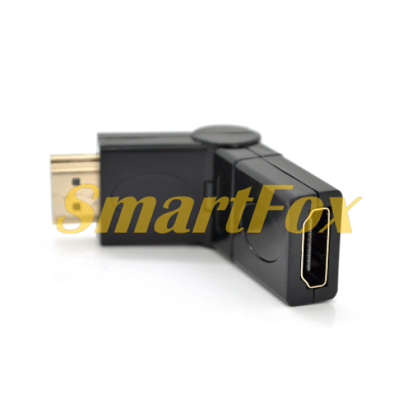 Адаптер (перехідник) HDMI F/M 360 ° (тато-мама)