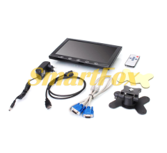 Автомобильный ЖК-монитор 10.1, AV + VGA +HDMI +RCA  разъемы, 1024*600ips, 12-24V