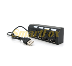 USB хаб 4 високошвидкісних порту USB 2.0 з перемикачами