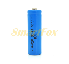 Літій-залізо-фосфатний акумулятор 14430 Lifepo4 Vipow IFR14430 TipTop, 400mAh, 3.2V
