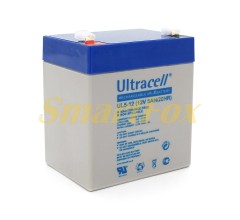 Аккумуляторная батарея Ultracell UL5-12 AGM 12V 5 Ah  (90 x 70 x 101)