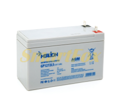 Аккумуляторная батарея MERLION AGM GP1272L5 12 V 7,2 Ah ( 150 x 65 x  95 (100) ) White
