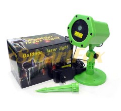 Проектор лазерный пластиковый зеленый PIC-04-12 (без обмена, без возврата)