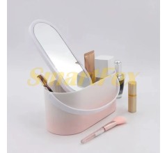 Органайзер для косметики с зеркалом с подсветкой Cosmetic Mirror