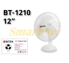 Вентилятор настільний BITEK BT-1210 30см 3лопаті (ціна за 1шт, продаж упаковкою 4шт)