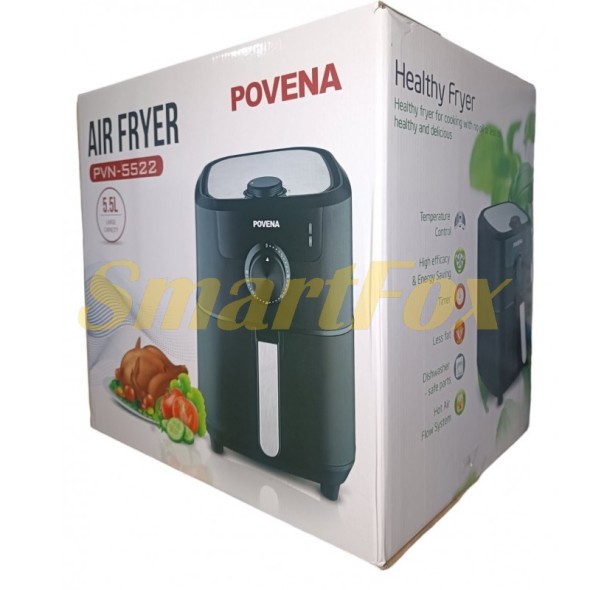 Аэрофритюрница POVENA AIR FRYER PVN-5522 5.5л