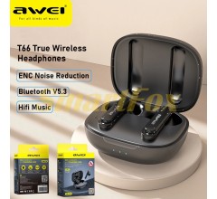 Наушники беспроводные TWS Awei T66 ENC Bluetooth v5.3