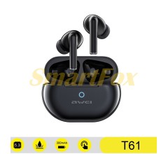Навушники бездротові TWS Awei T61 ENC Bluetooth v5.1