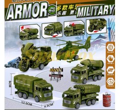 Набір машинок Armor Military 600-12 (продаж по 12шт, ціна за одиницю)