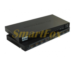 Активний HDMI сплітер 1=>8 порту, 3D, 1080Р, 1,4 версія, DC5V/2A