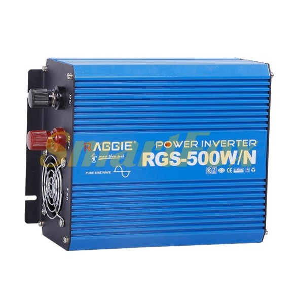 Перетворювач (інвертор) Raggie 12V RGSС-500W чистий синус + вбудоване ЗУ