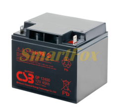 Акумуляторна батарея CSB GP12400, 12V 40Ah (197х166х170мм)