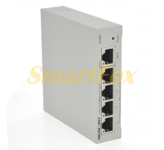 Коммутатор POE 48V Mercury S105P 4 портов POE + 1 порт Ethernet (Uplink ) 10/100 Мбит/сек, БП в комплекте