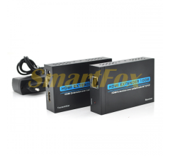 Одноканальний активний подовжувач HDMI сигналу по UTP кабелю з ик управлінням до 100метрів, cat5e/cat6e 1080P/3D з блоком живлення.